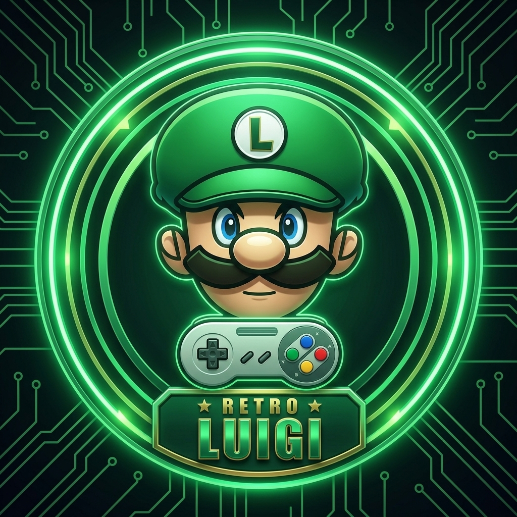 Retro Luigi 8 e 16 Bits